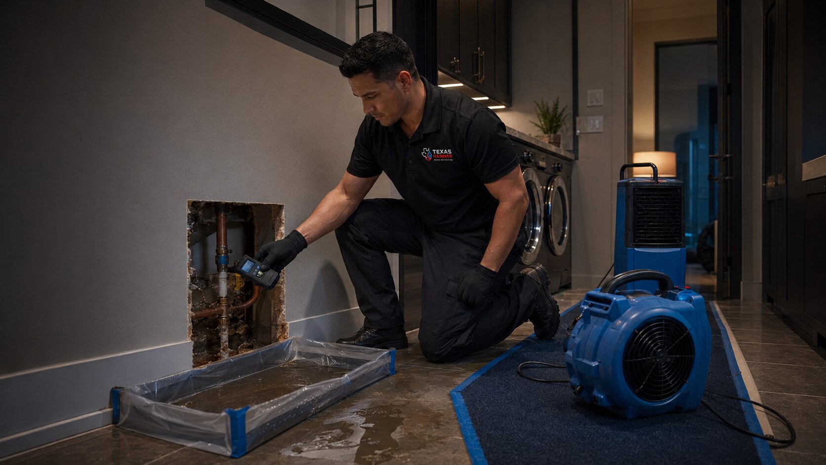 Burst Pipe & Leak Cleanup